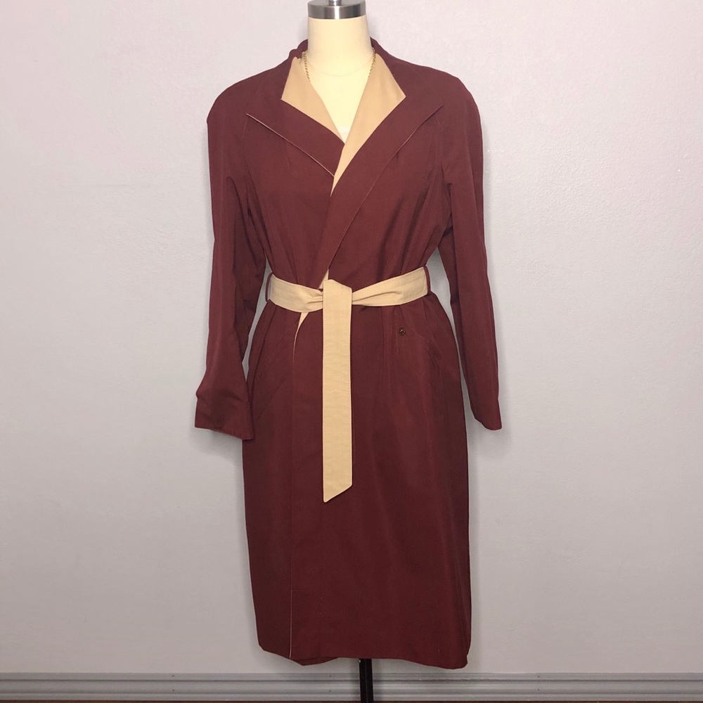 Etienne Aigner Vintage Reversible Trench Coat